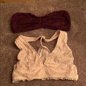 Two Victoria secret bras